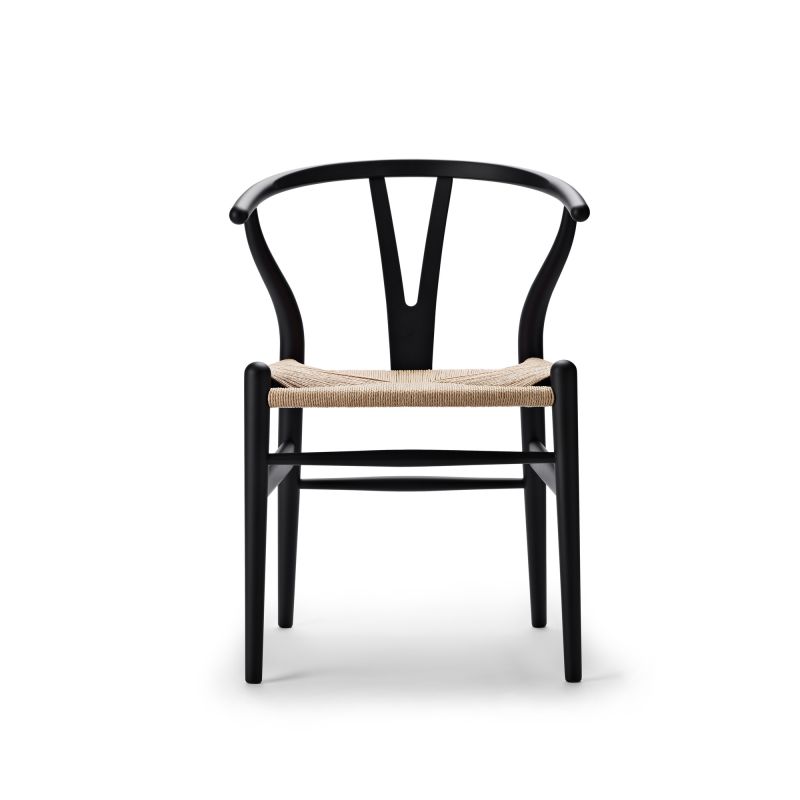 CH24 SOFT Wishbone Chair / Y-Chair Chair Carl Hansen & Søn black